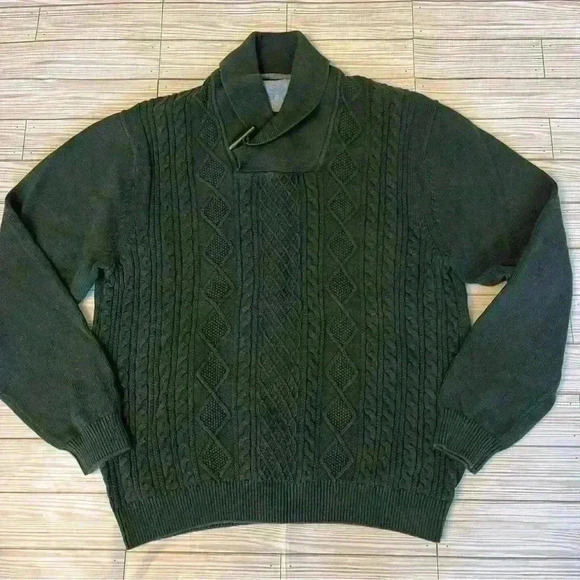 Cutter & Buck Cotton Cable Sweater - Picture 1 of 7